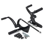 Black Forward Controls Upgrade Non-slipPegs for Harley 18-24 Softail Street Bob