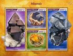 MINERALS Crystals/Stones/Rocks GEOLOGY MNH 4v-Stamp Sheet #61 2022 Guinea-Bissau