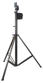 Wind Up Lighting Stand with 4M Max Height 80kg SWL and 35mm Top