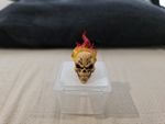 1/12 Custom Marvel Legends / Mezco Ghost Rider  Head Sculpt Blaze/Ketch