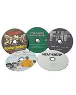 cd or dvd inkjet printing, duplication with clear wallets