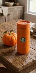 Starbucks Autumn Halloween 2026 MiiR Orange Metal Steel Tumbler 16oz / 355ml