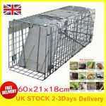 Humane Live Animal Trap Large Cage for Rabbit, Raccoons, Cat, Opossums, Squirrel