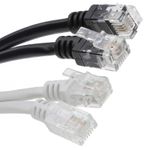 High Speed RJ11 Modem Cable ADSL 2+/Fibre BT/Sky Broadband 1m/2m/3m/5m/10m LOT