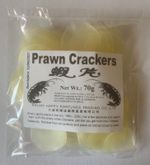 PRAWN CRACKERS UNCOOKED READY FOR HOME COOKING LIGHT CRISPY