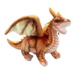 Dragon Brown Soft Toy Realistic Looking Plushe Fantasy