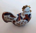 Vintage Ceramic Decorative Floral Patterned  Chicken Hen Figure