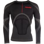DXR Motorbike Motorcycle Warmcore Base-Layer Long Sleeve Shirt- Black