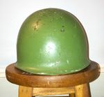 Old original American World War II helmet, what has been fixed in good condition