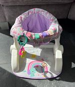 Bright Starts Purple Paradise Learn-to-Sit Activity Floor Seat