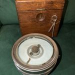 Vintage Pigeon Racing Timer Clock, Toulet Imperator, Cased and key 