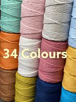 ♻️ Eco Friendly 5mm Single Ply Macramé Cotton Cord Made inUK