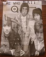 The Who Black and White Vintage Poster 1990s Livewire Printed In UK