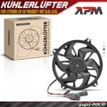 Cooling Fan Engine Cooling Radiator Cooling Fan 415mm For Citroen C5 C6 Peugeot 407 2.0L-3.0L