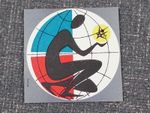 Original Vintage 1950s 1958 Brussels World Fair Luggage Label Tag Belgium Rare