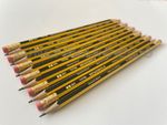 1 to 50 STAEDTLER NORIS PENCILS with ERASER RUBBER TIP HB2 DRAWING SCHOOL DESIGN