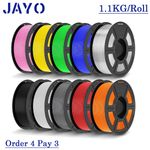 【Buy 4 Pay 3】JAYO PLA PETG PLA+ SILK ASA ABS 1.75mm 3D Printer Filament 1.1KG