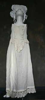 Antique Vintage Victorian Girls Childs Dress Slip Theatre Costume