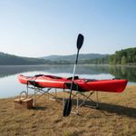 2 Pieces Foldable Kayak Stand Heavy Duty Folding Kayak Stand Foam Padded