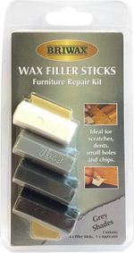 Briwax Wax Filler Sticks 4 x 40ml Various Finishes Furniture Repair