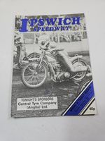 Ipswich Witches Speedway Programme v Cradley Heathens 19/9/1985 KO Cup Signed