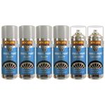 Hycote Silver Alloy Wheel Paint x4 and Lacquer x2 Alloy Wheel Refurb Kit