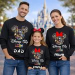 Personalised Disney Trip 2026 Sweatshirt Family Matching Holiday Vacation Jumper