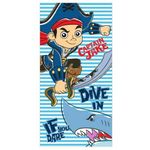 Disney Pirate Beach Towel Blue 100% cotton 140 x 70cm