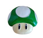 Super Mario metal buckle - Green mushroom- trademarked 2010- excellent condition
