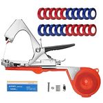Garden Plant Tying Tool Tapetool Tapener Machine w/ 20 Tapes & 10000 Staples