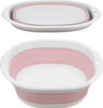 Collapsible Washing up Bowl, Portable Wash Basin Silicone Plastic Basket