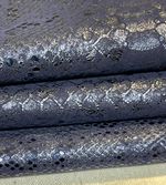 LEATHER SKINS,Hides,Nappa Skins,METALLIC  OCEAN BLUE   MF567 A