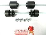 SUZUKI GSX1400 GSX 1400 CRASH MUSHROOMS SLIDERS BOBBINS AXLE FRONT & REAR