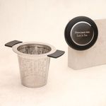 Stainless Steel Basket Tea Infuser with Lid Fine Mesh Loose Leaf Tea Ducks