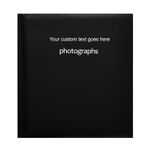 ARPAN Personalised Text 5x7'' Slip in Memo Bookbound Photo Album for 120 Photos