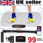 Power Vibration Plate Vibrating Machine Platform Exercise Body Shaker Massager