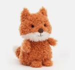 JellyCat Little Fox Plush Doll Toy Tags + Dust Bag Adorable Christmas Party Gift