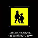 SCHOOL BUS WARNING STICKER CHILDREN CROSSING COACH MINIBUS SIGN STICKER