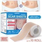 MEDICAL GRADE Scar Removal Tape Silicone Scar Sheet Treatment Patches 1.6" x 60"