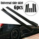 GLOSS BLACK For BMW 1 series F20 F21 E87 E88 Side Skirts Rock Panel Splitter