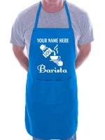Printshop2000 Personalised Apron Barista Add Your Name Here Coffee Shop