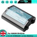 11.1V 3100mAh EN-EL4 EN-EL4a Battery For Nikon D2H D2Hs D2X F6 D3X D3 D3S D300