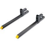 VEVOR Clamp on Pallet Forks 2000lbs Tractor Forks 43" Heavy Duty Bucket Forks
