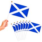 10 Scotland Flags Hand Waving Football World Cup FIFA 2026 Scottish Celebration