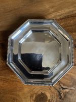 Small Octagonal Silver Plated Trinket Dish