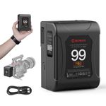 V-Mount Battery Moman Power 99 Pro 14.8V 99Wh/6875mAh with D-TAP/USB-C/A Outputs