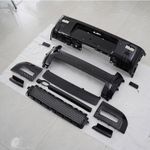 Gloss Black For Defender 90 110 L663 20+ Front & Rear Bumper Cover Trim Kit