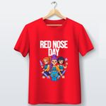 New Kids Boys Girls Red Nose Day 2026 T-Shirt Comic Relief Childrens Cartoon Top