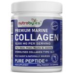 Hydrolysed Marine Collagen Powder - 10,000mg - Pure Peptides Powder (30 Days)