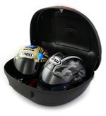 MOTORCYCLE EXTRA LARGE TOP BOX  52L UNIVERSAL LUGGAGE FITS 2 MOTORCYCLE HELMETS